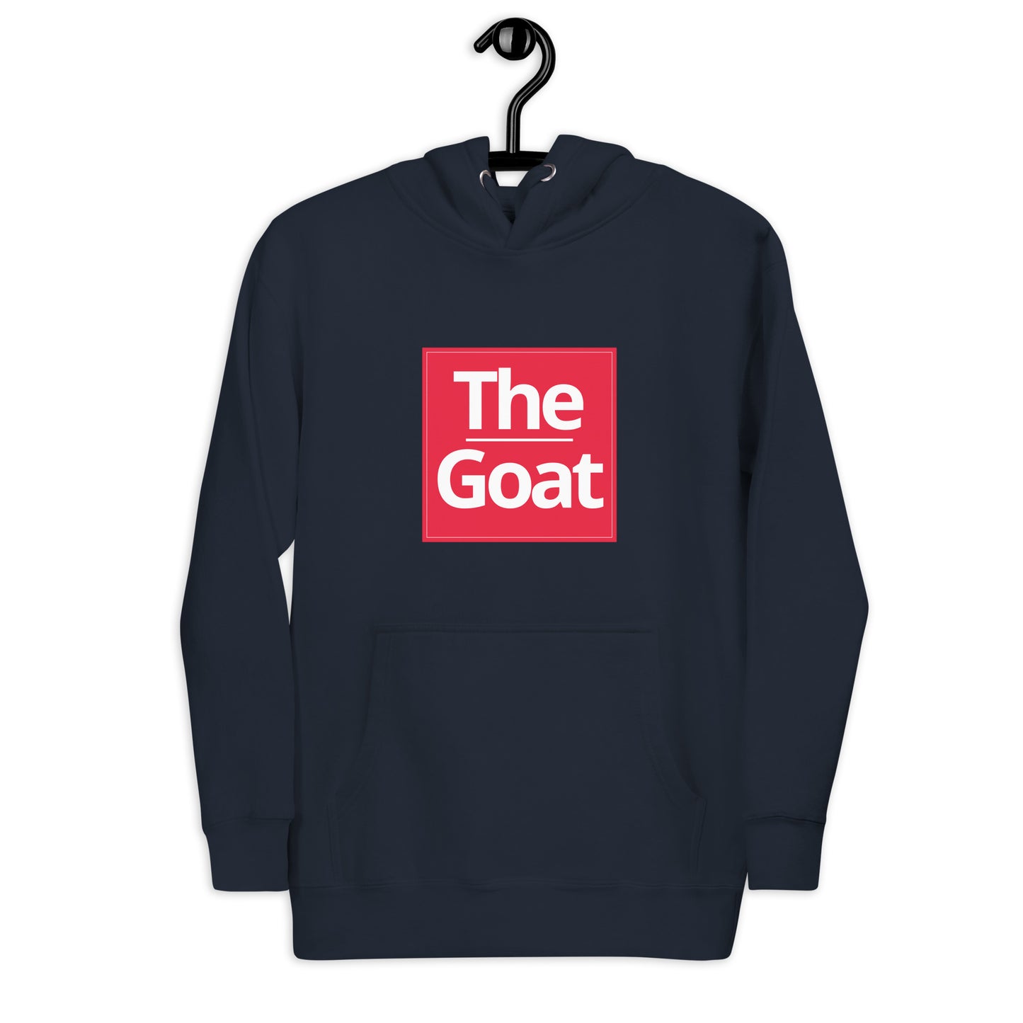 alt="Hoodie G.O.A.T – Sudadera negra unisex con capucha y bolsillo canguro | Zhomax"
alt="Detalle del estampado G.O.A.T en la sudadera negra de algodón premium"
alt="Sudadera inspirada en leyendas del fútbol – Estilo streetwear deportivo"
alt="Hoodie negra con capucha ajustable y diseño exclusivo para fans del fútbol"