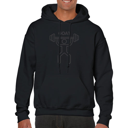 Sudadera-con-capucha-clásica/Classic-Unisex-Pullover-Hoodie-color-negro