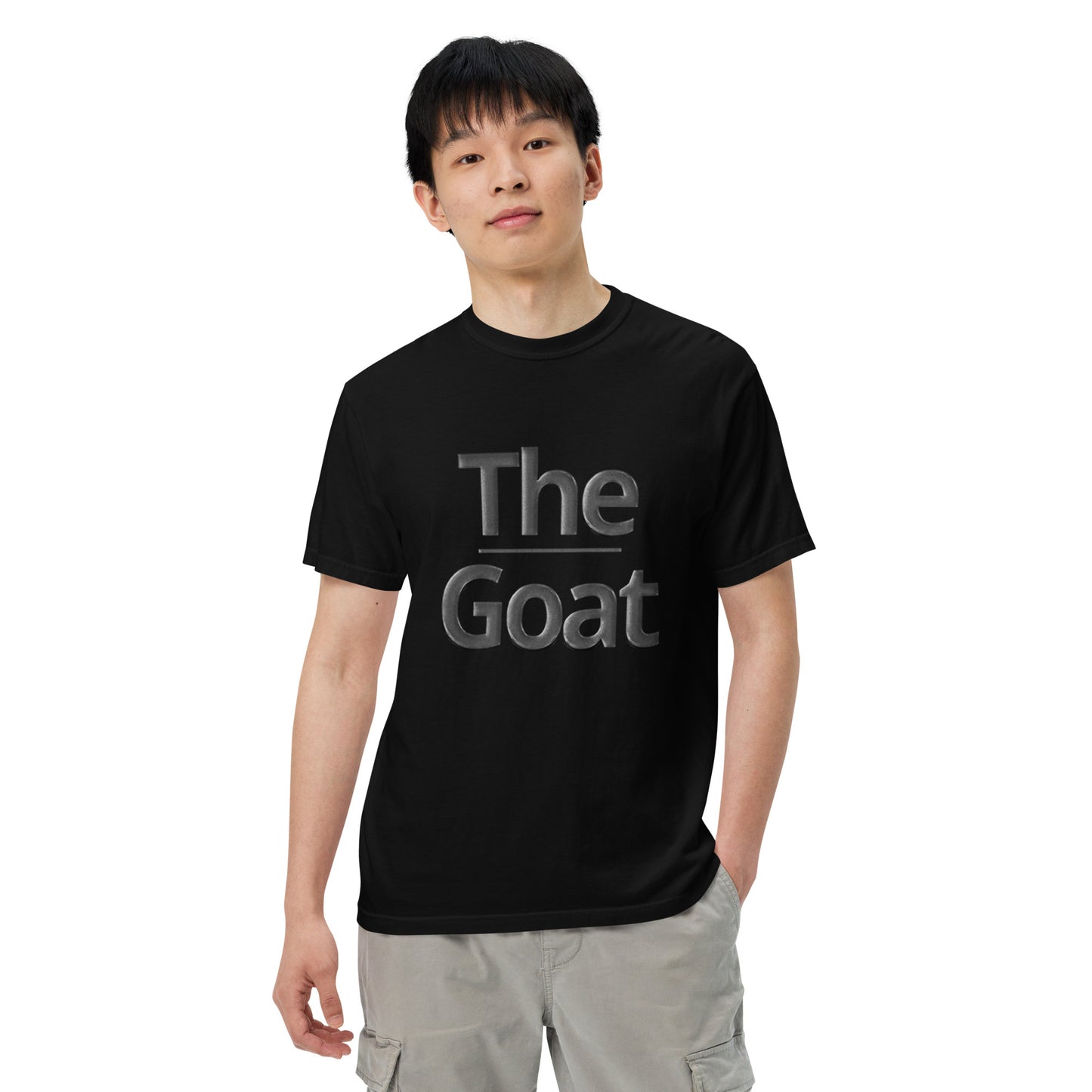 Camiseta de hombre goat diseñó motivador