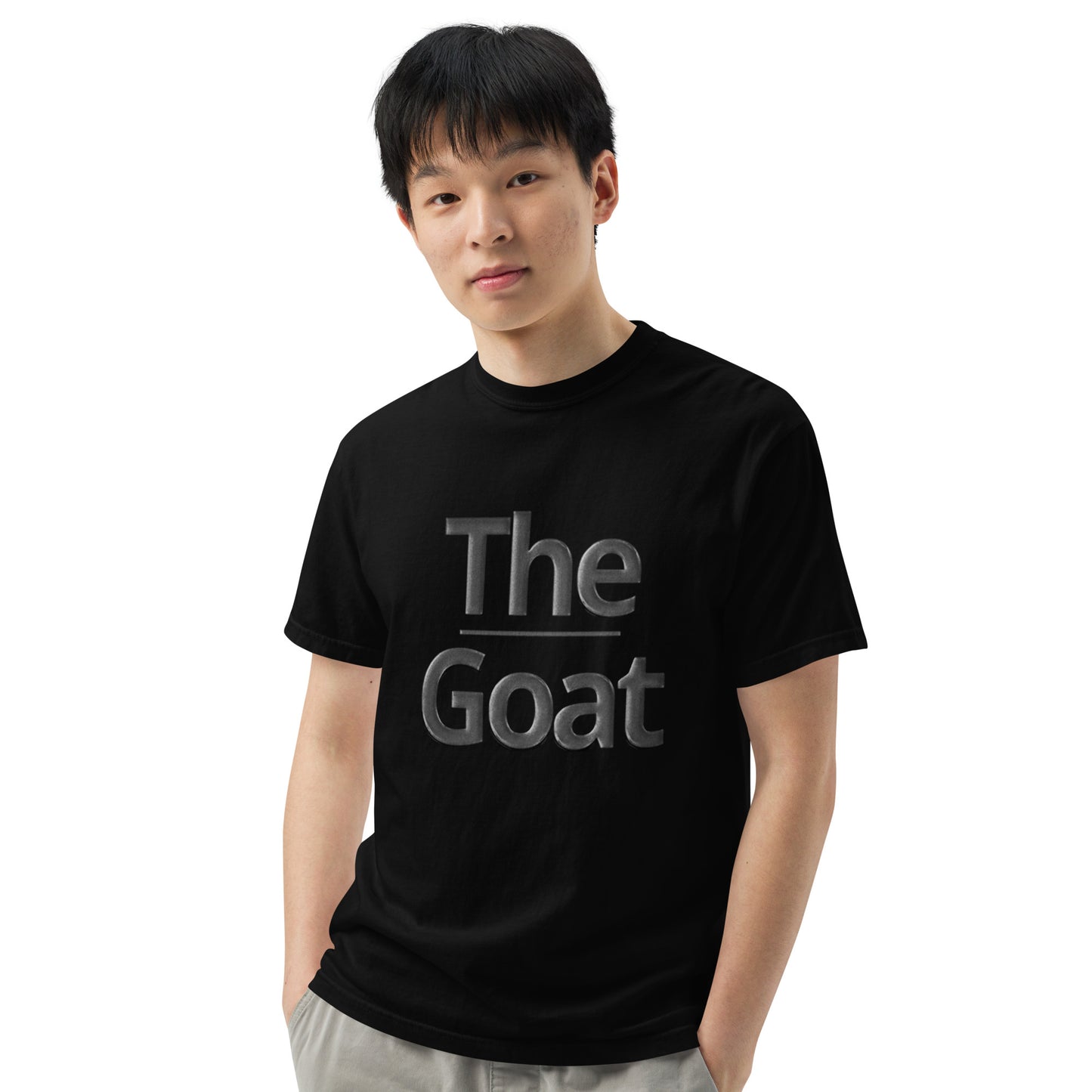 Camiseta de hombre goat diseñó motivador