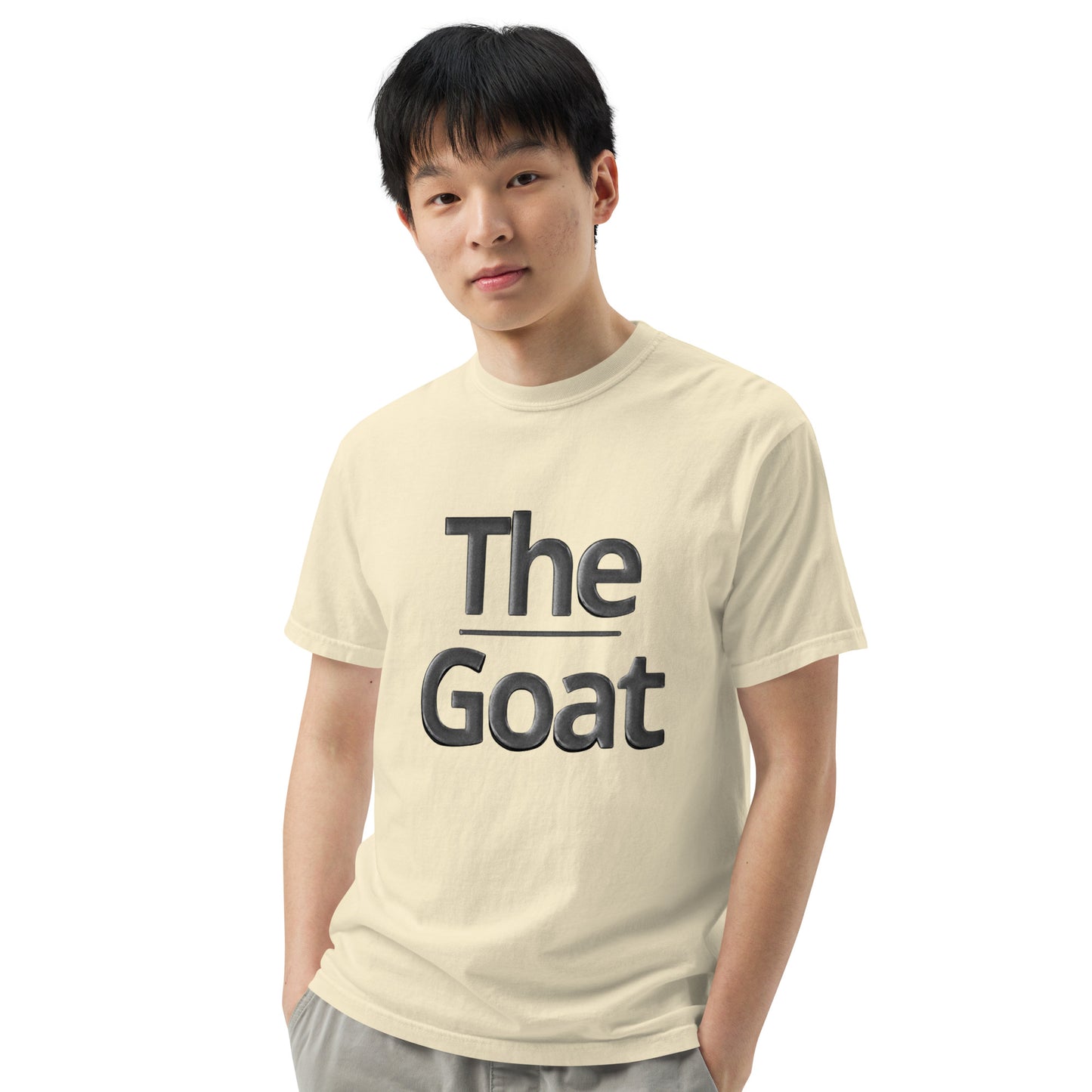 Camiseta de hombre goat diseñó motivador