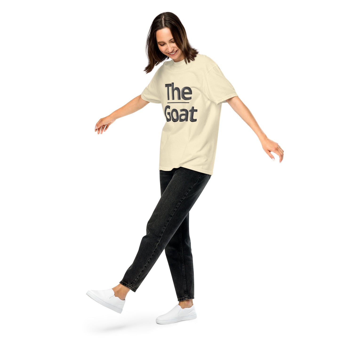 Camiseta de hombre goat diseñó motivador