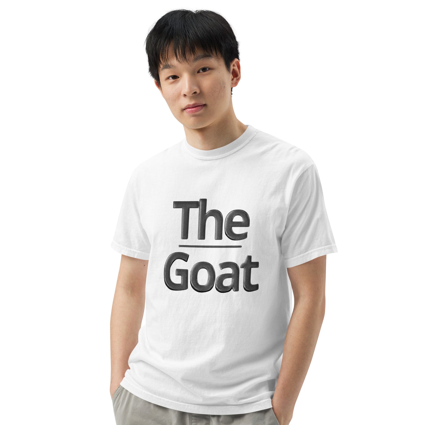 Camiseta de hombre goat diseñó motivador