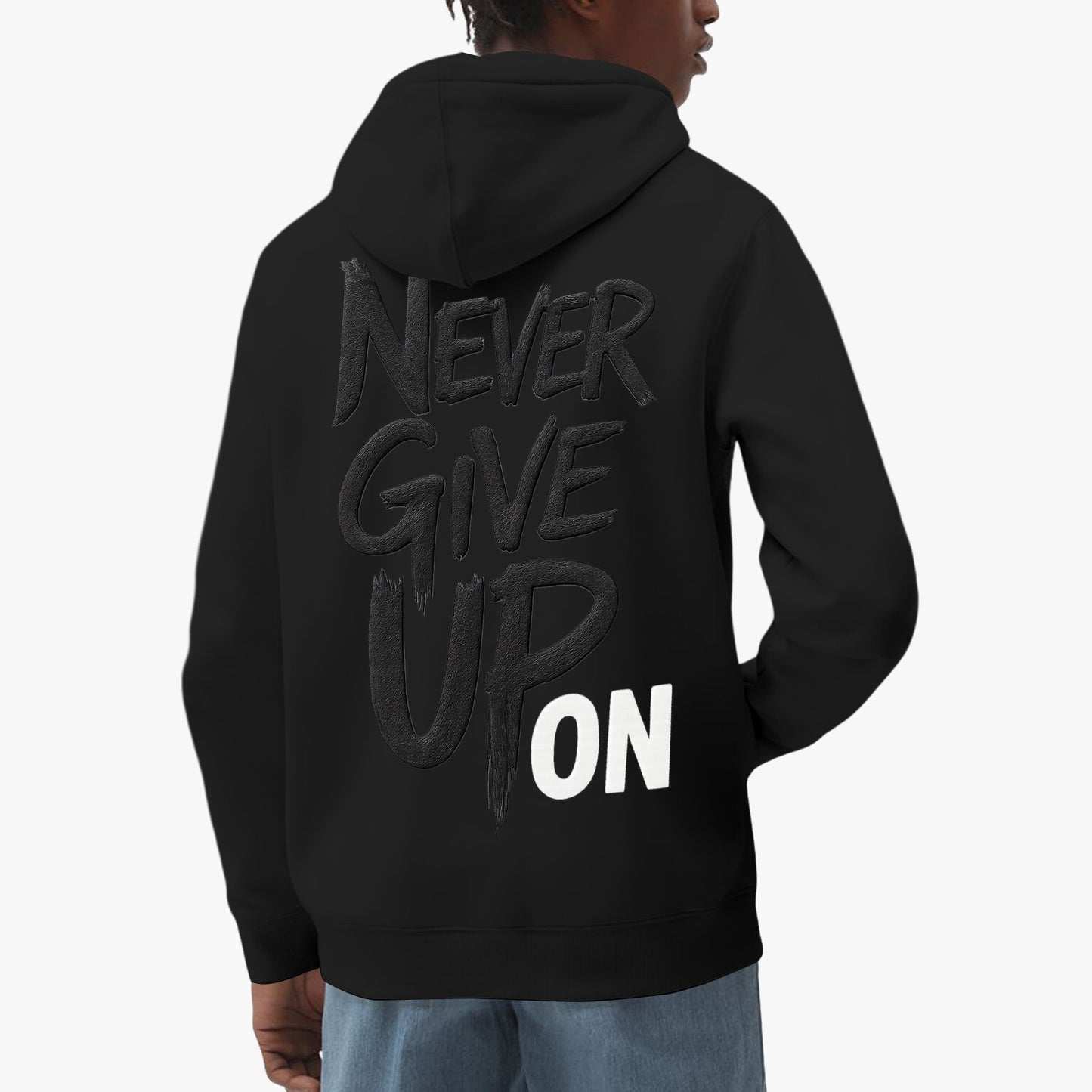 Sudadera oversize que rompe moldes. Diseño audaz con corte generoso que prioriza tu libertad sin sacrificar estilo. Tela resistente y versátil para cualquier momento. Unisex, https://zhomax.com/products/sudadera-unisex-never-give-oversize-hoodies-zhomax?variant=56757319926142