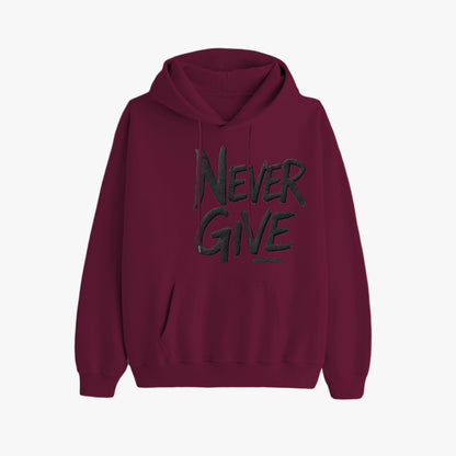 Sudadera oversize que rompe moldes. Diseño audaz con corte generoso que prioriza tu libertad sin sacrificar estilo. Tela resistente y versátil para cualquier momento. Unisex, https://zhomax.com/products/sudadera-unisex-never-give-oversize-hoodies-zhomax?variant=56757319926142
