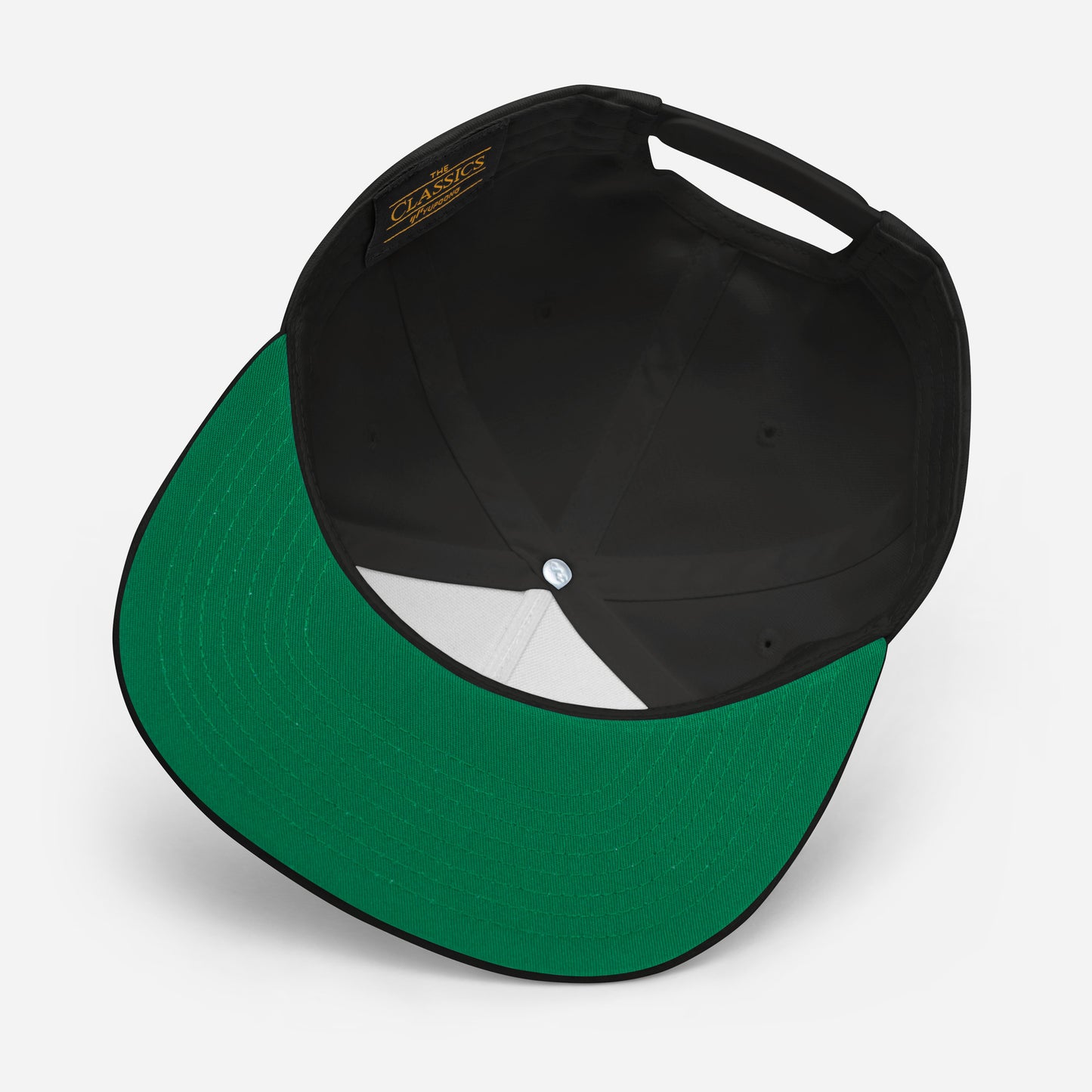 Gorra Negra GOAT de visera plana TheGoatZhomax