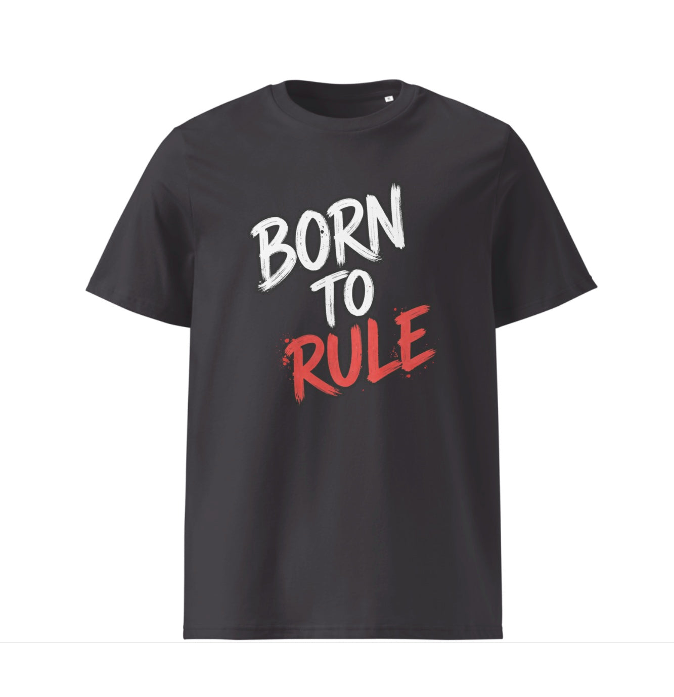 Camiseta gráfica Born to Rule unisex de algodón orgánico | ZHOMAX