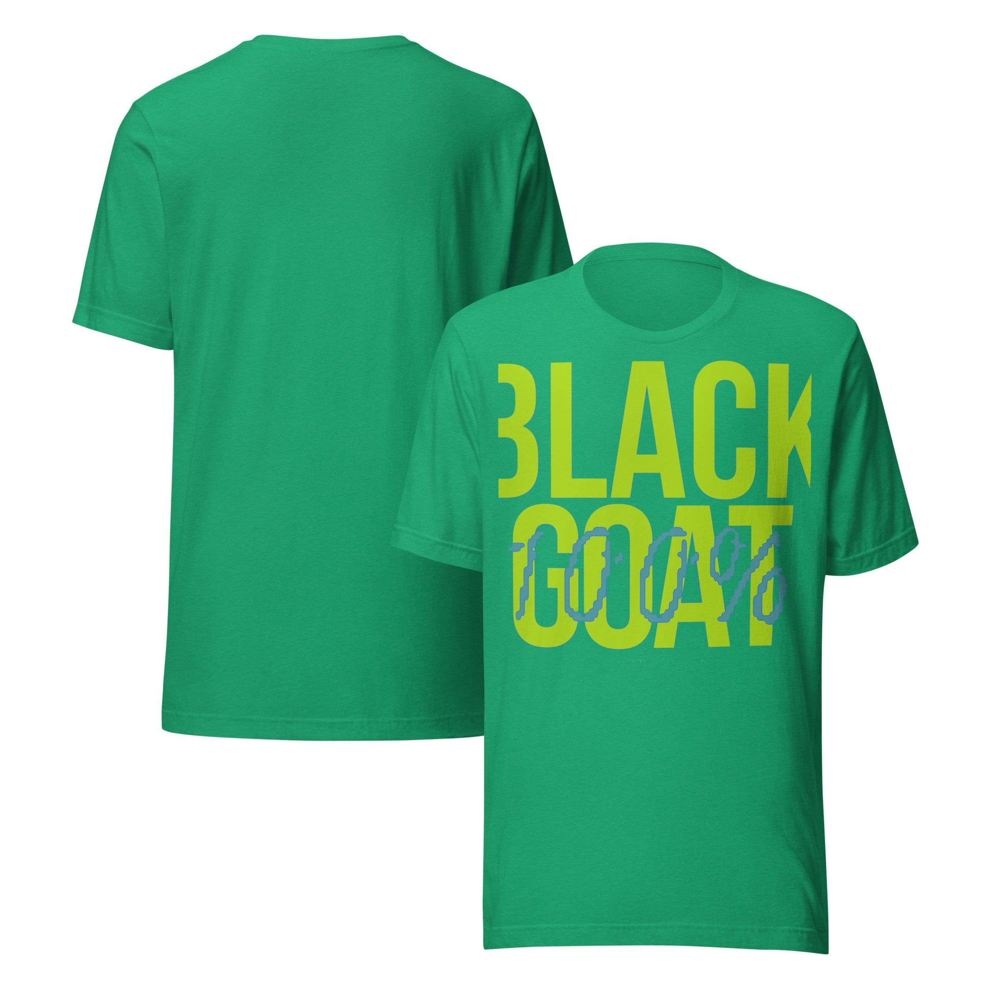 Modelo vistiendo la Camiseta Black Goat, un diseño audaz en algodón suave, ideal para un look casual y moderno.