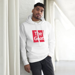 Hoodie G.O.A.T | Sudadera Negra de Algodón Premium – Inspirada en Leyendas del Fútbol
