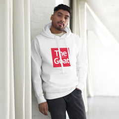 Hoodie G.O.A.T | Sudadera Negra de Algodón Premium – Inspirada en Leyendas del Fútbol