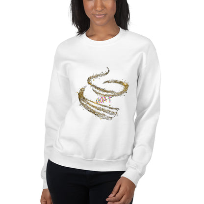 Sudadera unisex Negro-Blanco TheGoatZhomax