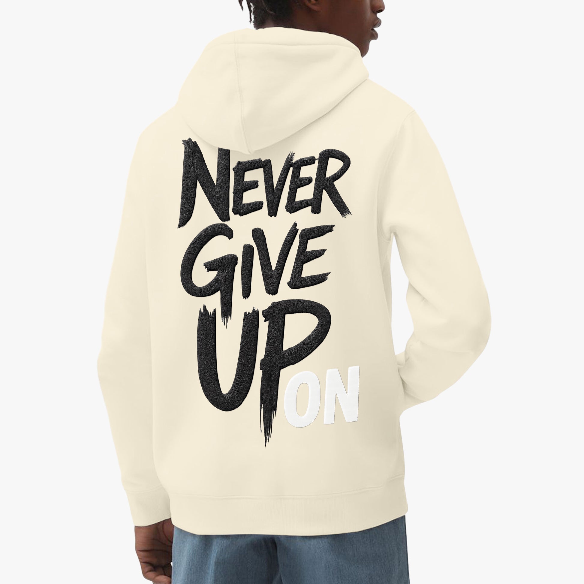 Sudadera oversize que rompe moldes. Diseño audaz con corte generoso que prioriza tu libertad sin sacrificar estilo. Tela resistente y versátil para cualquier momento. Unisex, https://zhomax.com/products/sudadera-unisex-never-give-oversize-hoodies-zhomax?variant=56757319926142