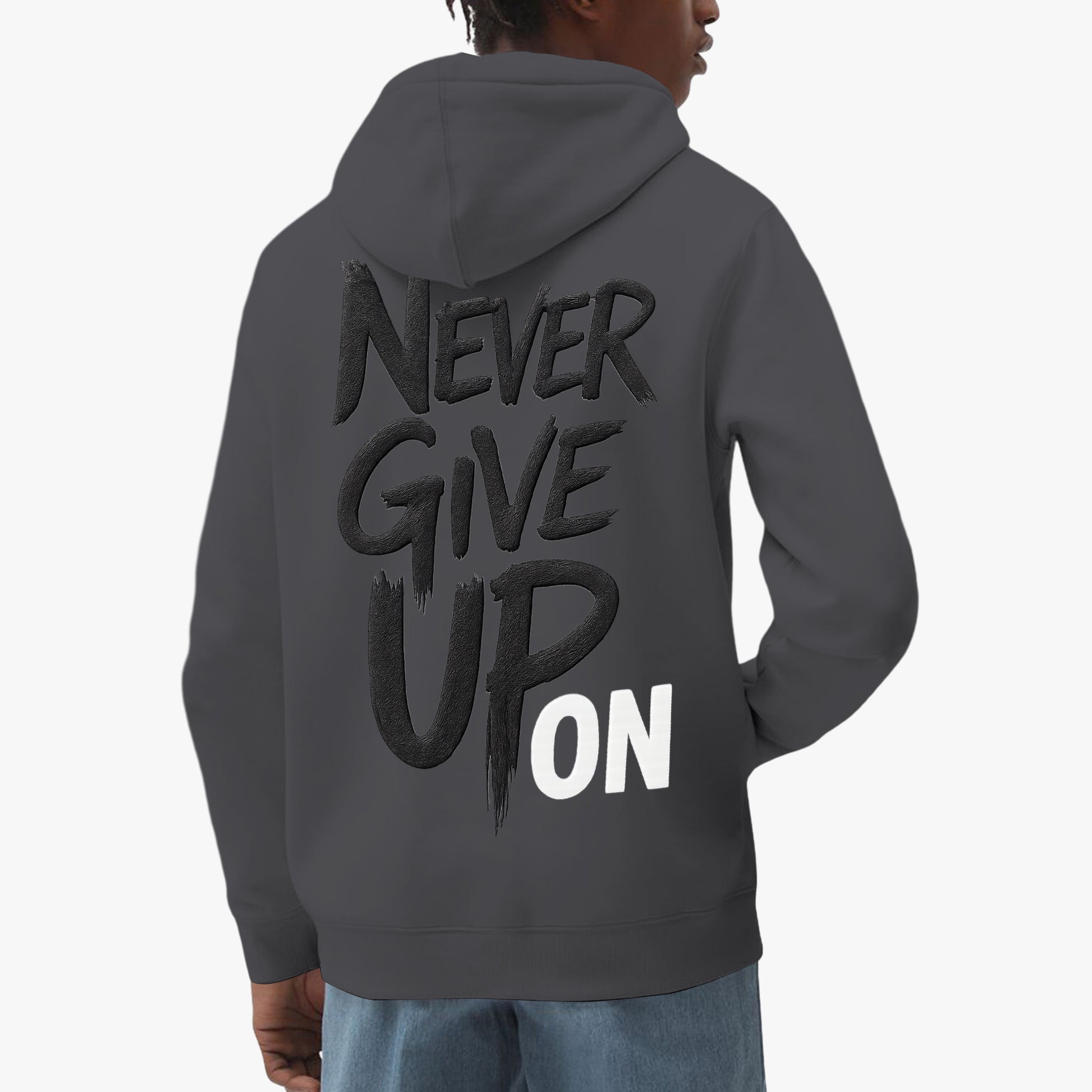 Sudadera oversize que rompe moldes. Diseño audaz con corte generoso que prioriza tu libertad sin sacrificar estilo. Tela resistente y versátil para cualquier momento. Unisex, https://zhomax.com/products/sudadera-unisex-never-give-oversize-hoodies-zhomax?variant=56757319926142