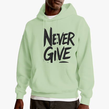 Sudadera oversize que rompe moldes. Diseño audaz con corte generoso que prioriza tu libertad sin sacrificar estilo. Tela resistente y versátil para cualquier momento. Unisex, sin etiquetas. Never Give es más que una prenda: es una declaración de independencia que llevas cada día. www.zhomax.com