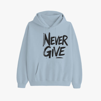 Sudadera oversize que rompe moldes. Diseño audaz con corte generoso que prioriza tu libertad sin sacrificar estilo. Tela resistente y versátil para cualquier momento. Unisex, sin etiquetas. Never Give es más que una prenda: es una declaración de independencia que llevas cada día. www.zhomax.com