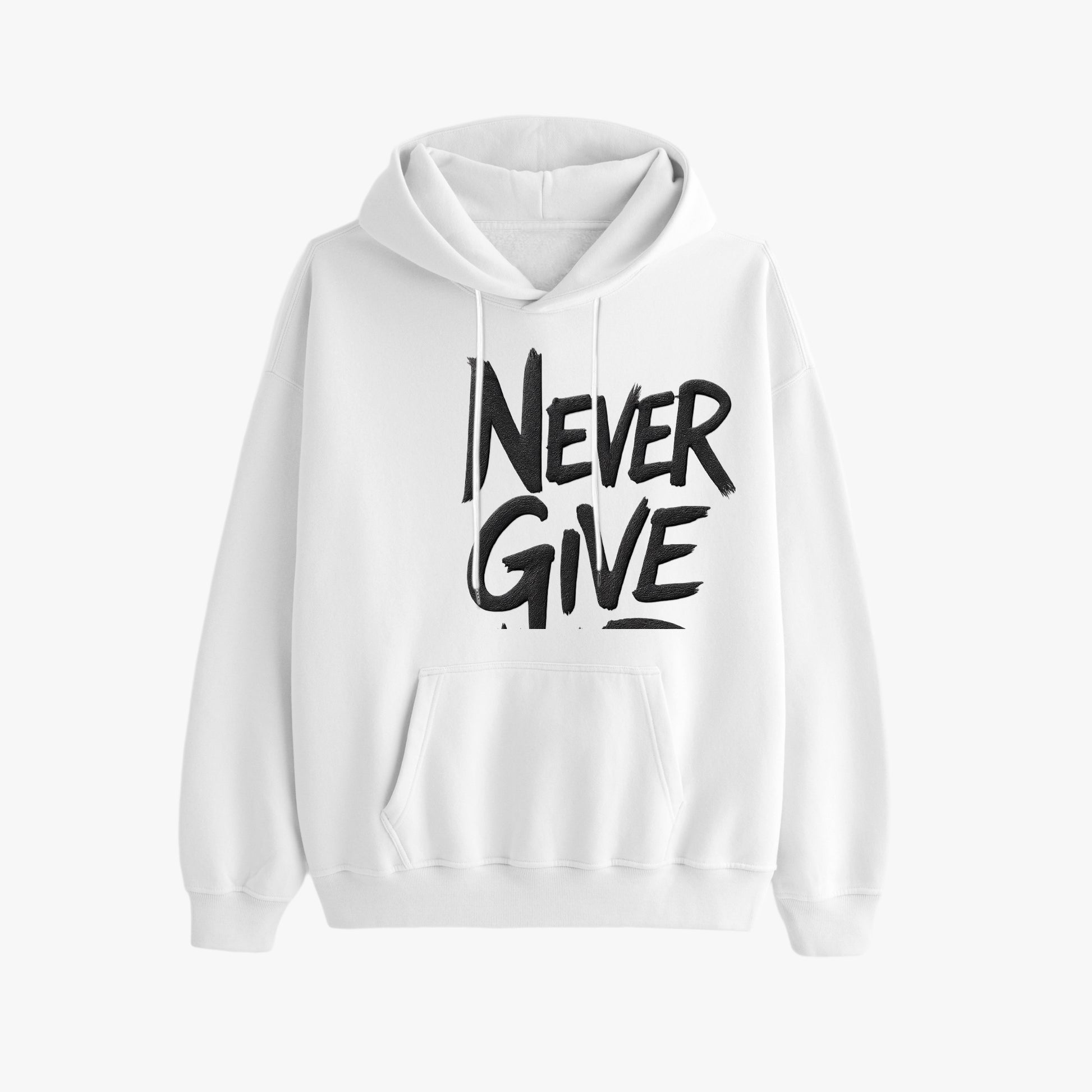 Sudadera oversize que rompe moldes. Diseño audaz con corte generoso que prioriza tu libertad sin sacrificar estilo. Tela resistente y versátil para cualquier momento. Unisex, sin etiquetas. Never Give es más que una prenda: es una declaración de independencia que llevas cada día. www.zhomax.com