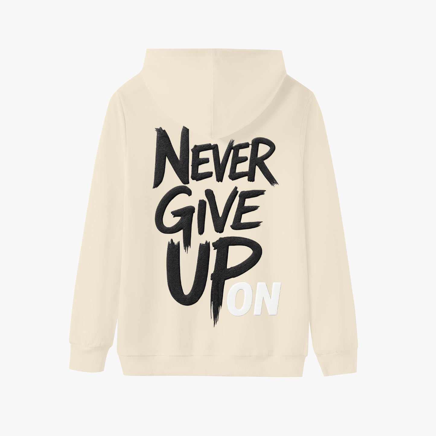 Sudadera oversize que rompe moldes. Diseño audaz con corte generoso que prioriza tu libertad sin sacrificar estilo. Tela resistente y versátil para cualquier momento. Unisex, sin etiquetas. Never Give es más que una prenda: es una declaración de independencia que llevas cada día. www.zhomax.com