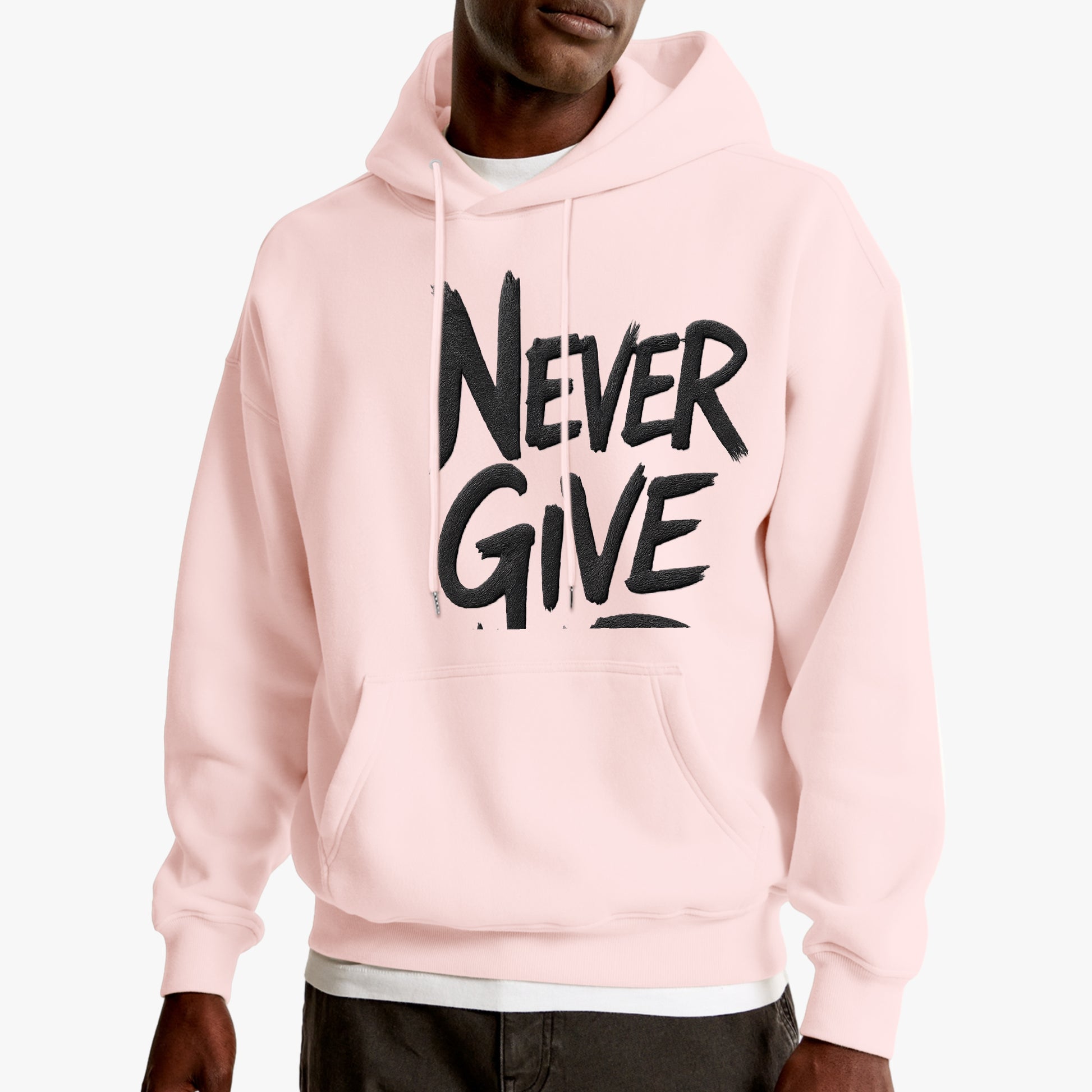Sudadera oversize que rompe moldes. Diseño audaz con corte generoso que prioriza tu libertad sin sacrificar estilo. Tela resistente y versátil para cualquier momento. Unisex, https://zhomax.com/products/sudadera-unisex-never-give-oversize-hoodies-zhomax?variant=56757319926142