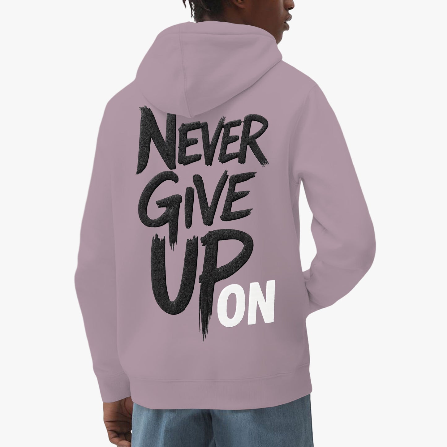 Sudadera oversize que rompe moldes. Diseño audaz con corte generoso que prioriza tu libertad sin sacrificar estilo. Tela resistente y versátil para cualquier momento. Unisex, https://zhomax.com/products/sudadera-unisex-never-give-oversize-hoodies-zhomax?variant=56757319926142