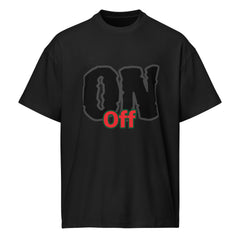 Camiseta de hombre streetwear on off boxy