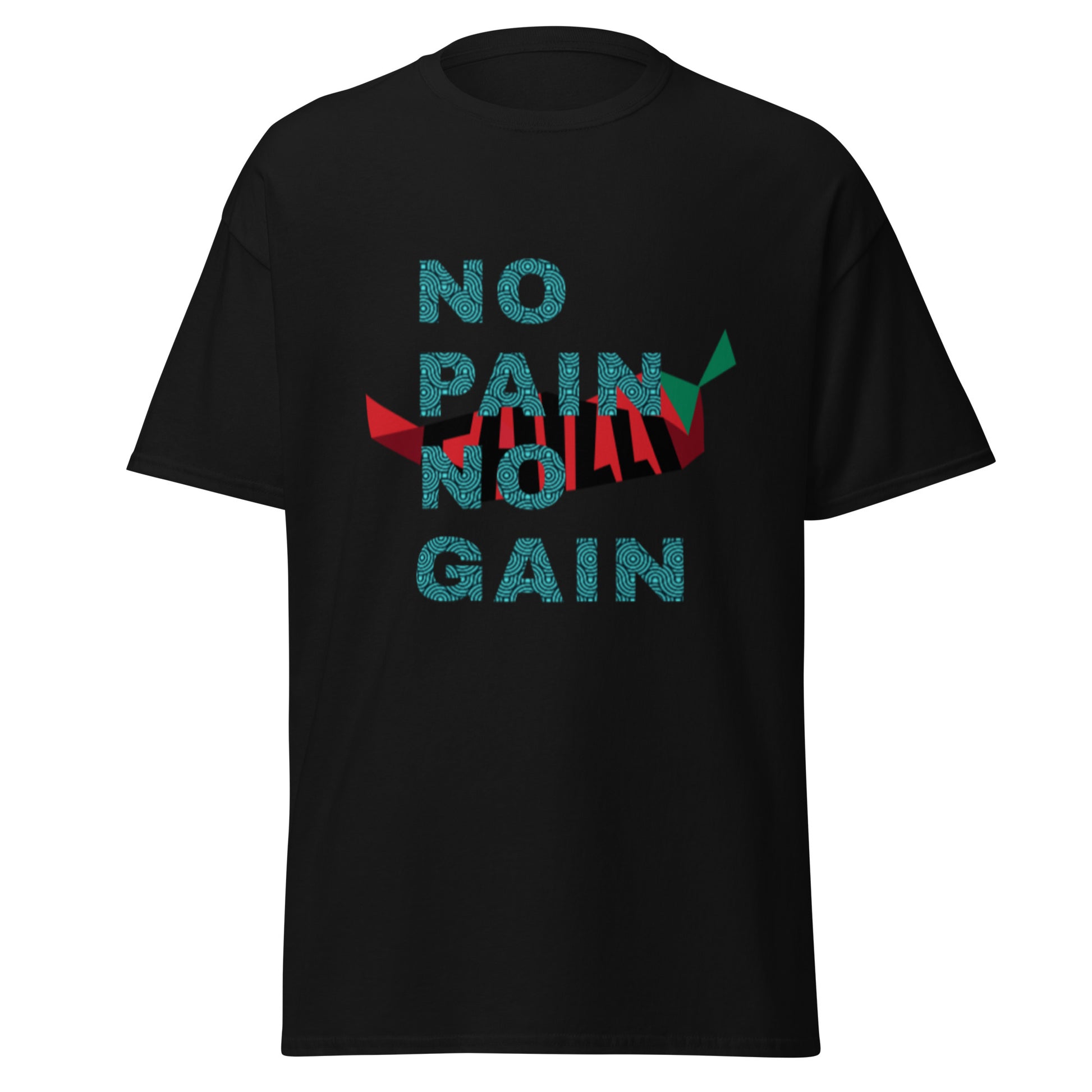 Camiseta clásica hombre NO PAIN NO GAIN