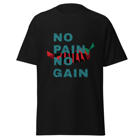 Camiseta clásica hombre NO PAIN NO GAIN