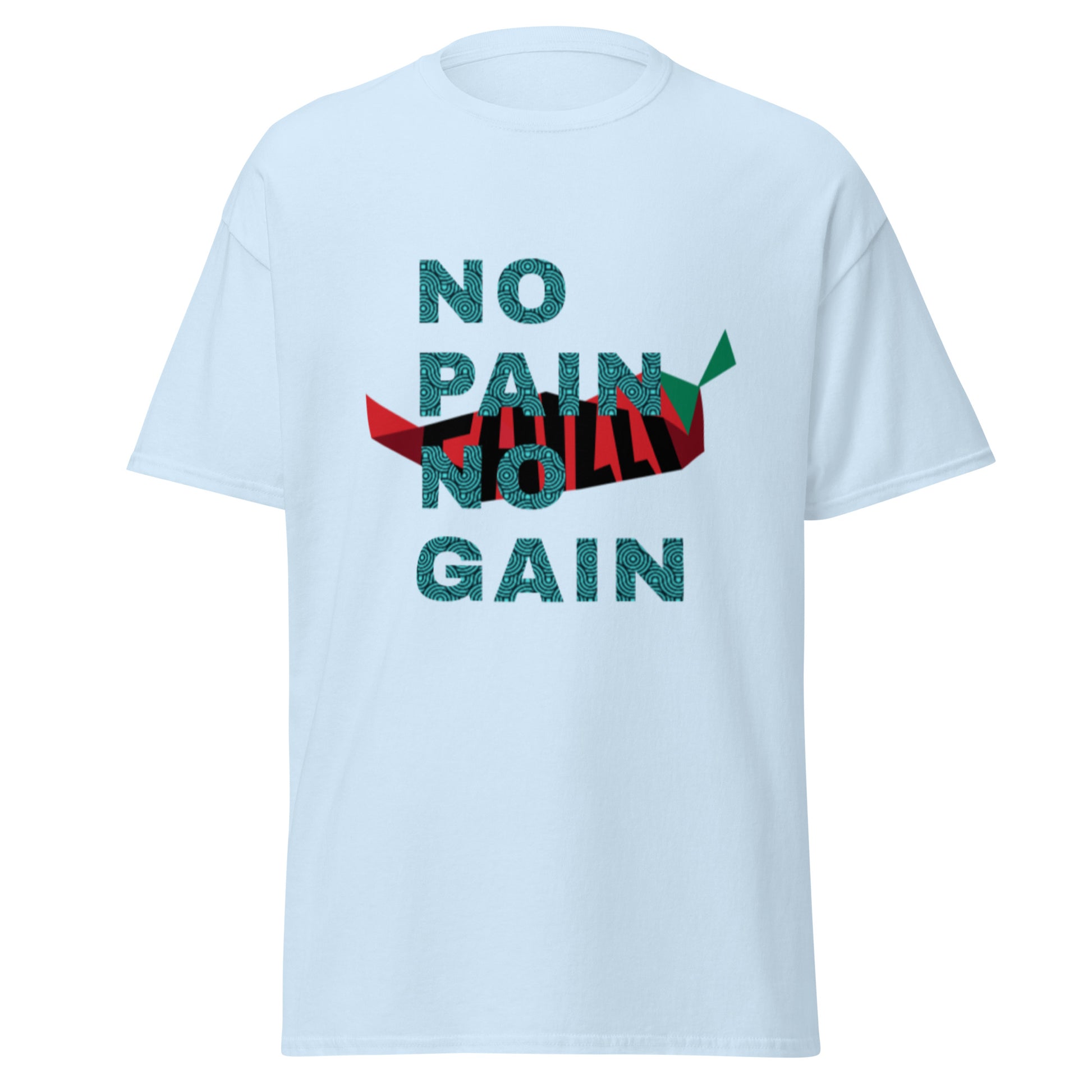 Camiseta clásica hombre NO PAIN NO GAIN