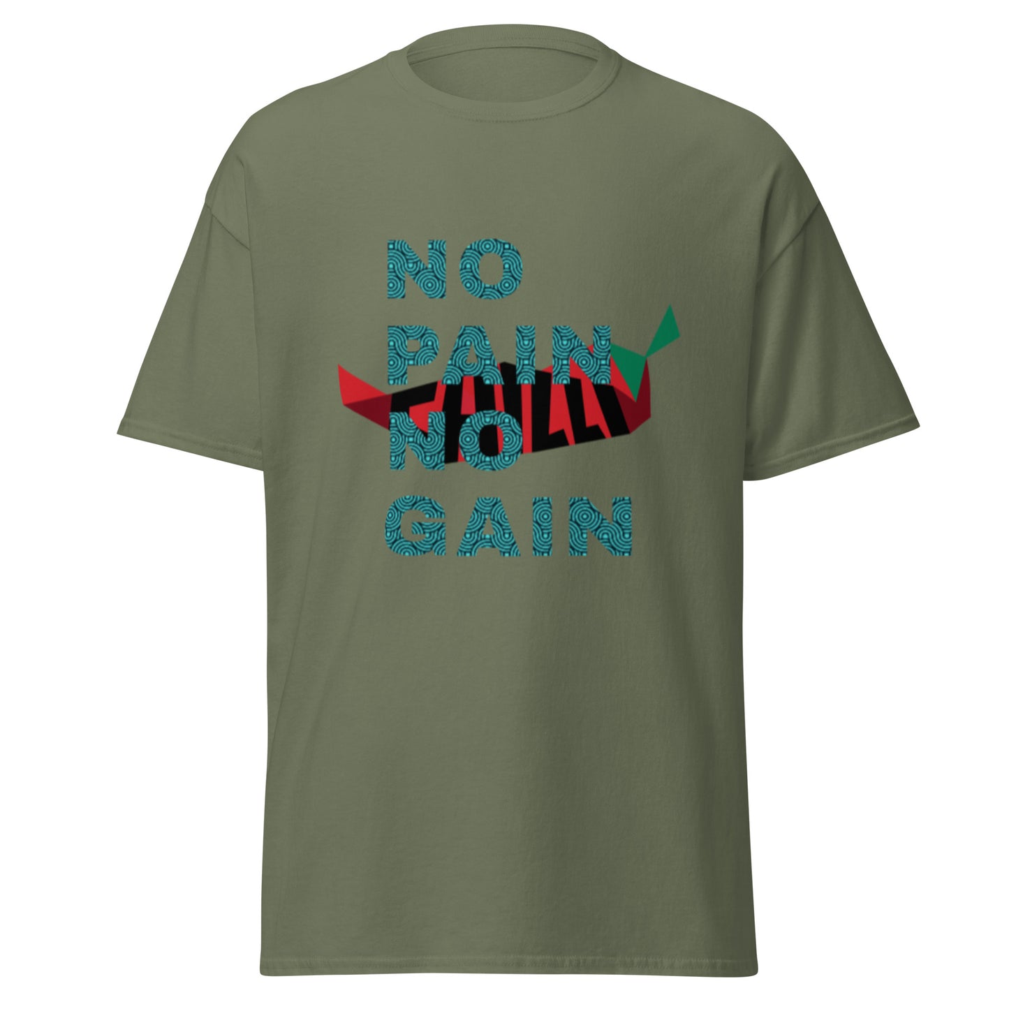 Camiseta clásica hombre NO PAIN NO GAIN