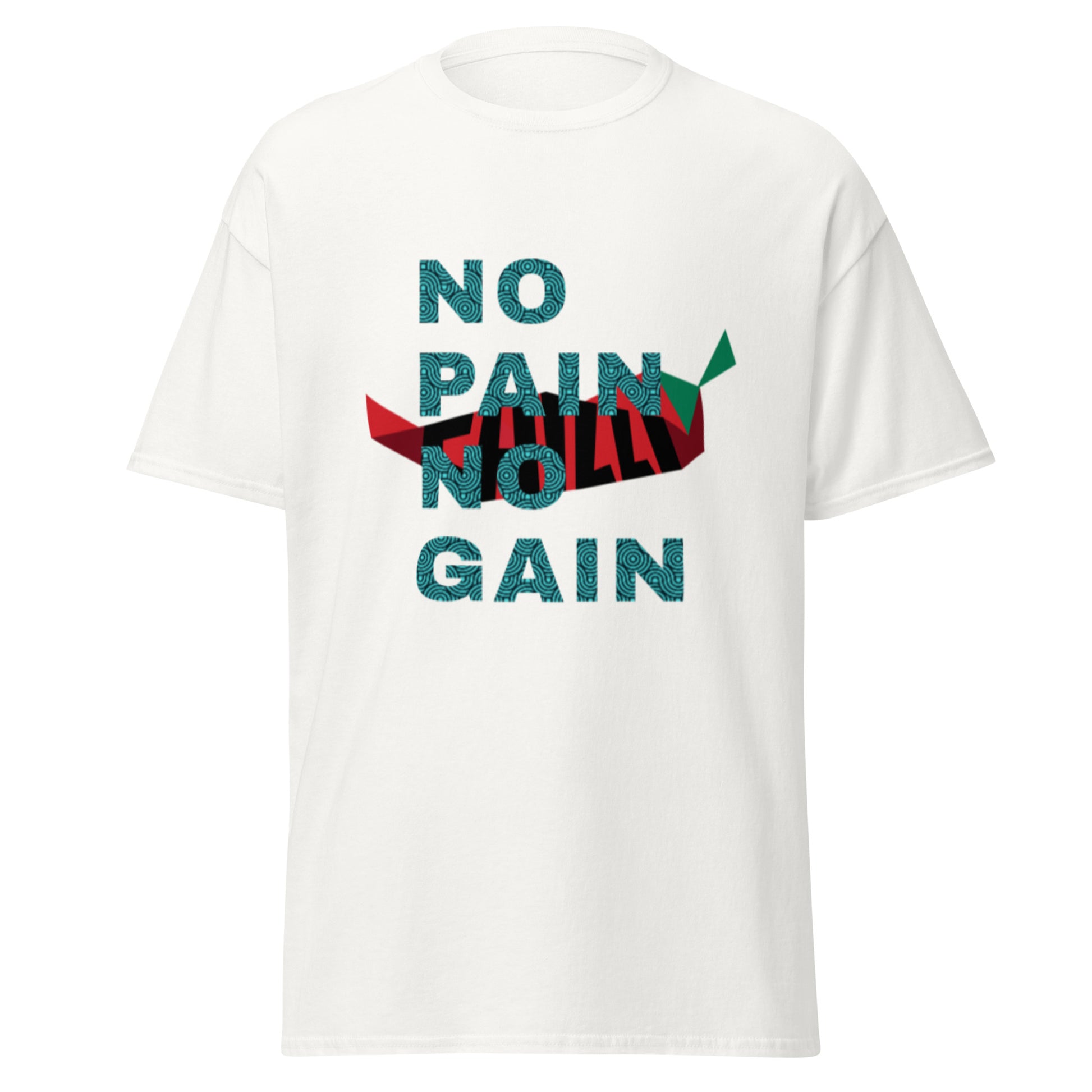 Camiseta clásica hombre NO PAIN NO GAIN