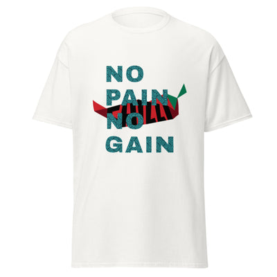 Camiseta clásica hombre NO PAIN NO GAIN .