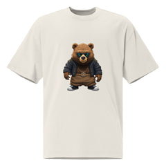 Camiseta oversize vintage OSO hombre con efecto desgastado premium