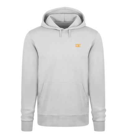Sudadera unisex You Will Never Walk Alone color gris jaspeado, detalle capucha
