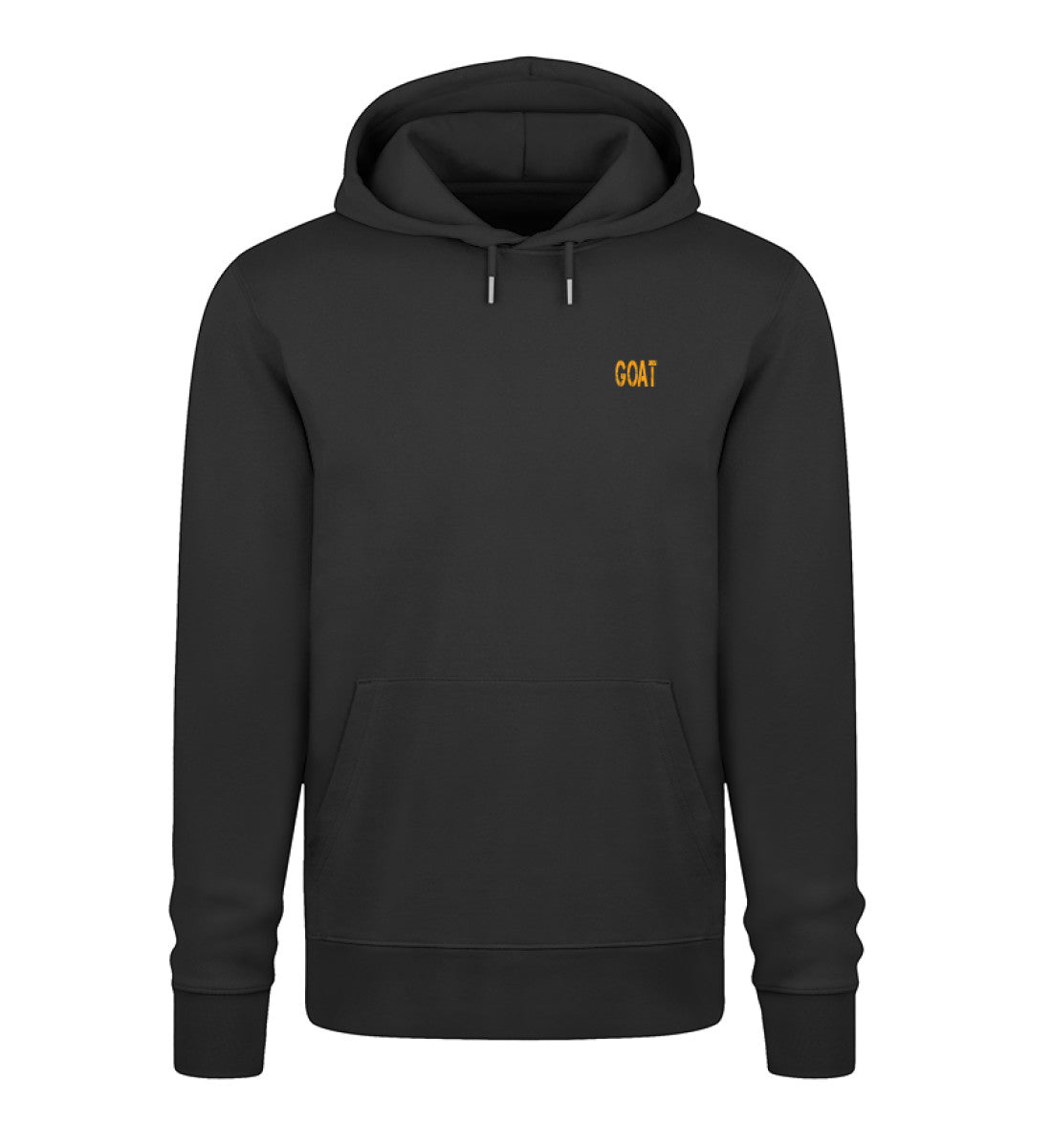 Sudadera unisex You Will Never Walk Alone color negro, vista frontal
