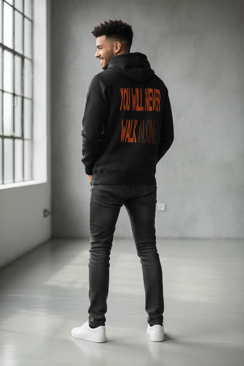 Sudadera con capucha YOU WILL NEVER WALK ALONE  - Unisex Premium