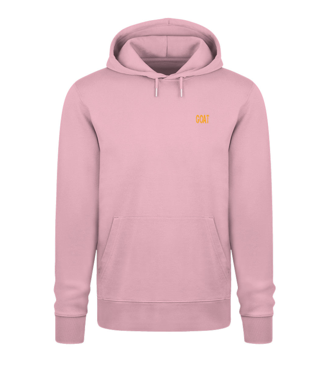 Sudadera unisex You Will Never Walk Alone color rosa, vista frontal
