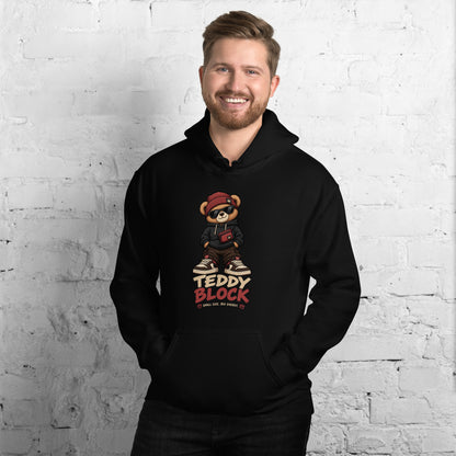 Sudadera Teddy Block unisex ZHOMAX con capucha, vista adicional