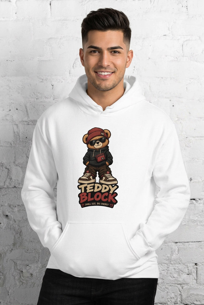 Sudadera Teddy Block unisex ZHOMAX con capucha, vista adicional