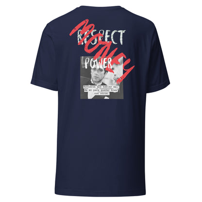 Camiseta Scarface Money Graffiti ZHOMAX, vista trasera azul marino