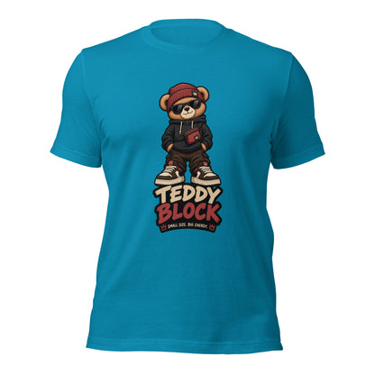 Camiseta Teddy Black unisex ZHOMAX, detalle de la prenda
