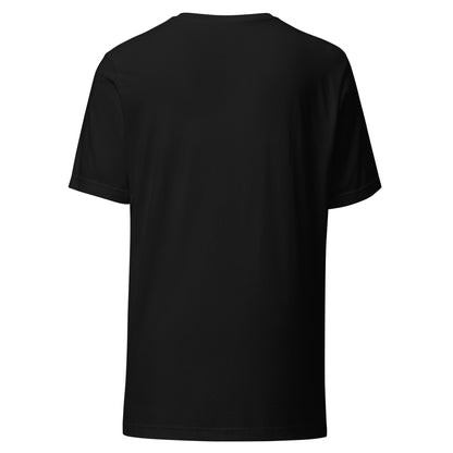 Camiseta Teddy Black unisex ZHOMAX en color negro, vista trasera