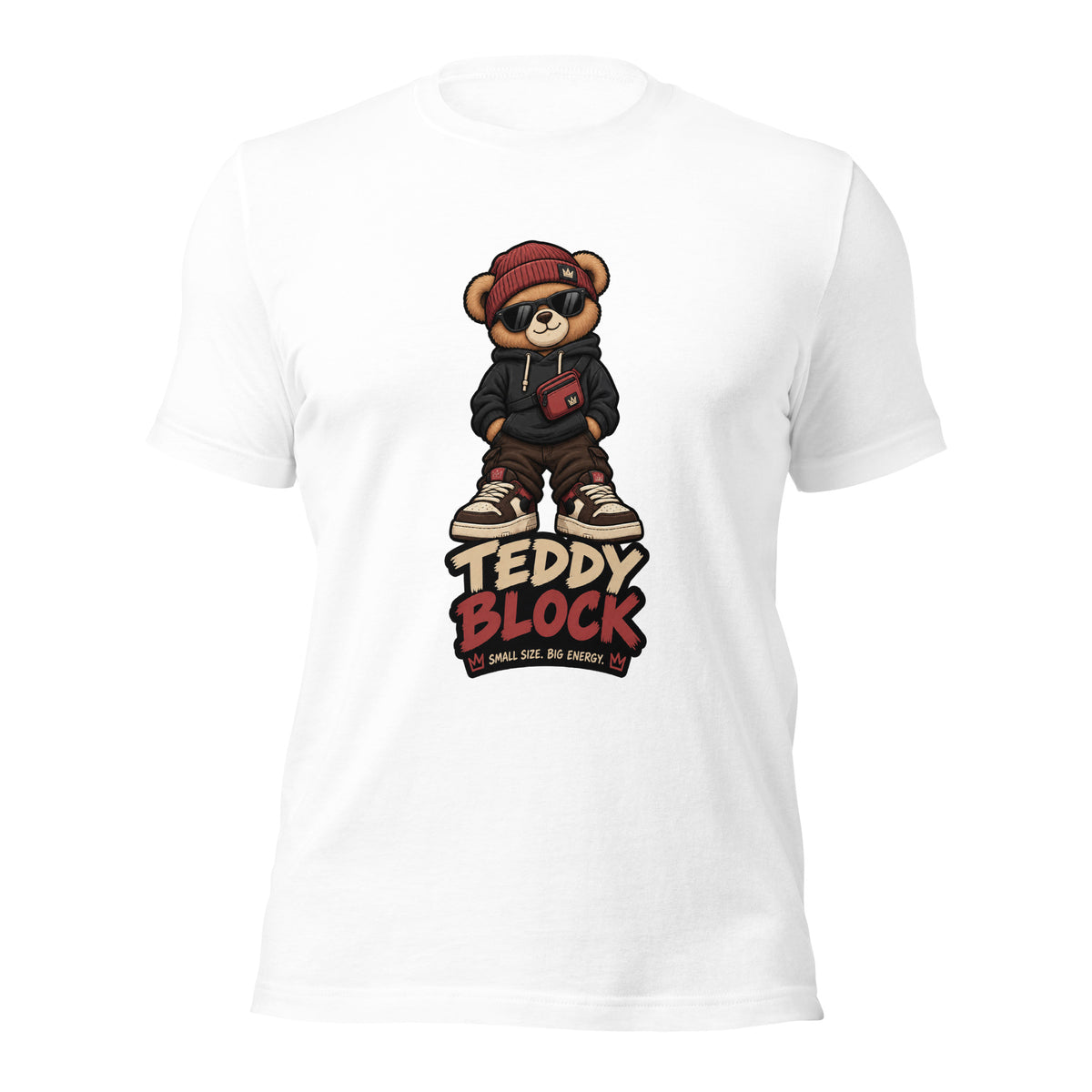Camiseta Teddy Black unisex ZHOMAX, detalle del producto