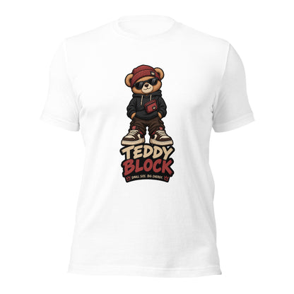 Camiseta Teddy Black unisex ZHOMAX, detalle del producto
